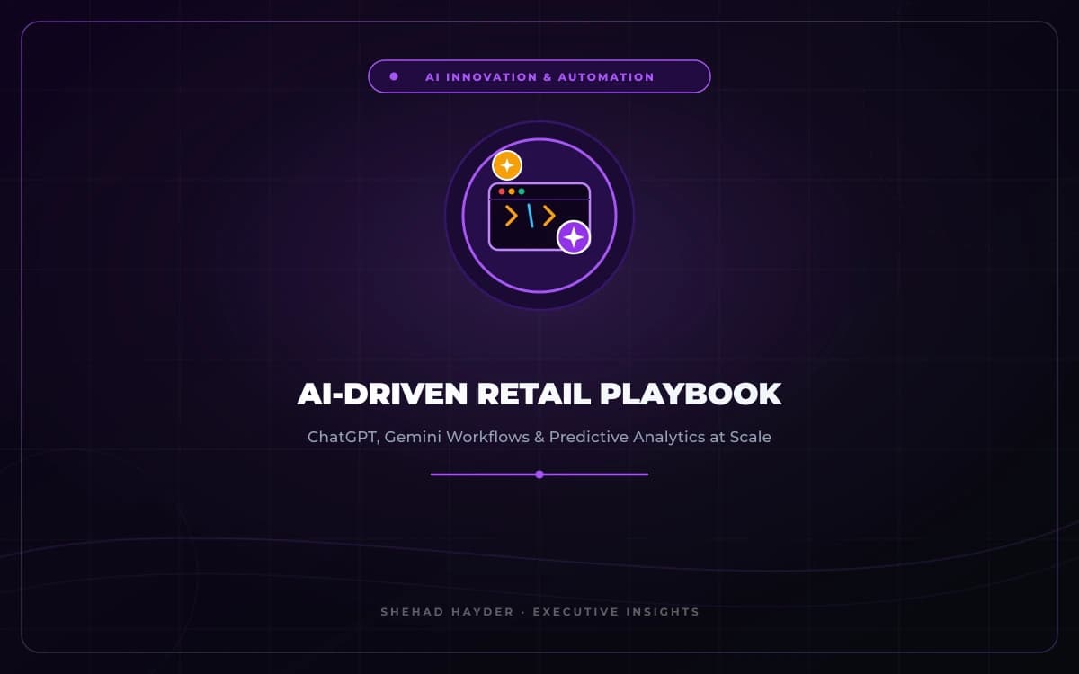 AI-Driven Retail: How Modern Sales Leaders Leverage ChatGPT & Predictive Workflows